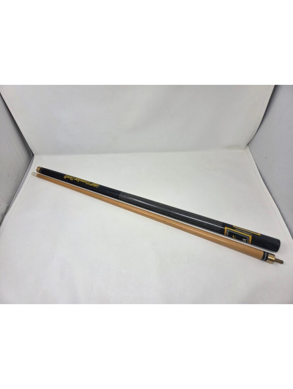 Miller Genuine Draft Pool Cue Two Piece Black Graphic Cue With Shaft 58 Inch